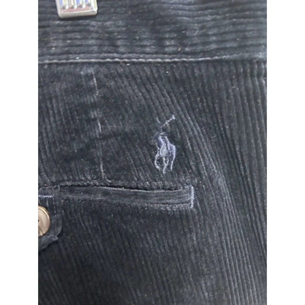 Polo Ralph Lauren Pants Mens 40x30 Navy Blue Corduroy Casual Classic Fit Preppy